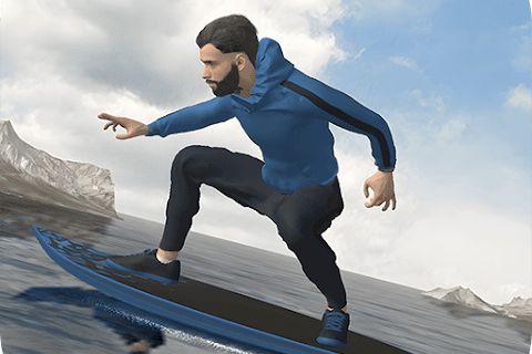 Tidal Twist: Surfing Runner